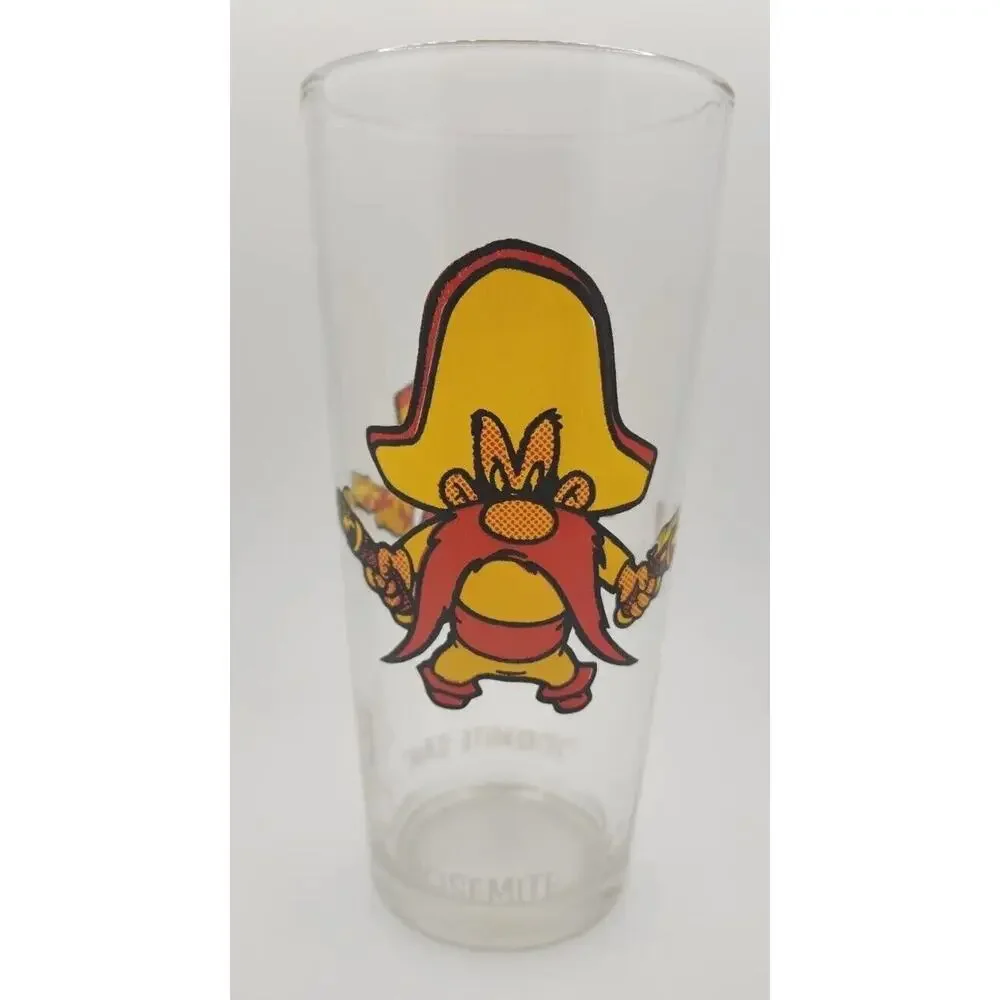 1973 Warner Bros.‎ Inc Looney Tunes Pepsi Glass - Yosemite Sam W4